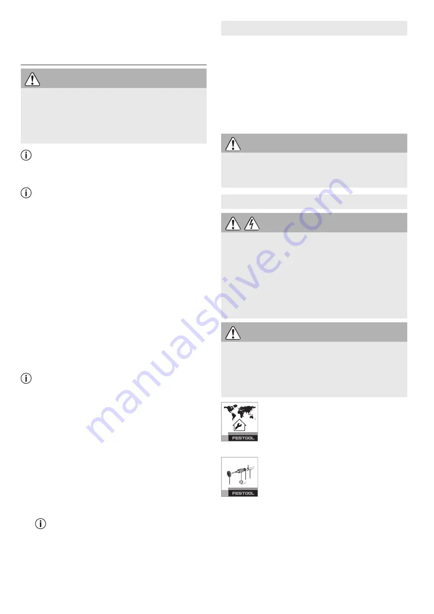 Festool TKS 80 EBS Original Instructions Manual Download Page 40