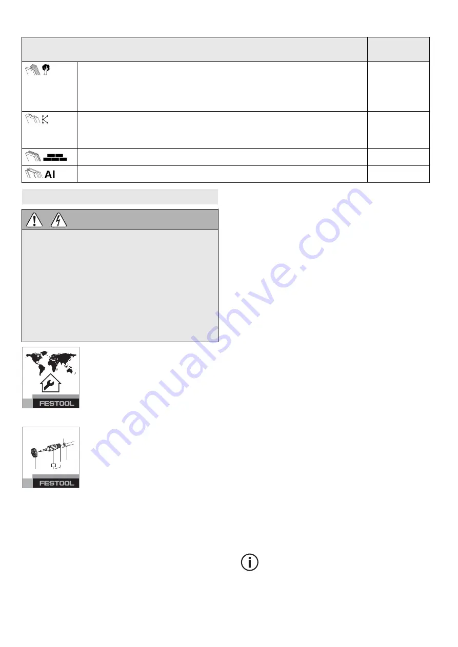 Festool TS 55 REBQ Original Instructions Manual Download Page 108