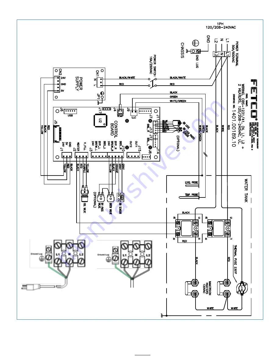 Fetco E1241IN-1B123-PM000 Скачать руководство пользователя страница 26