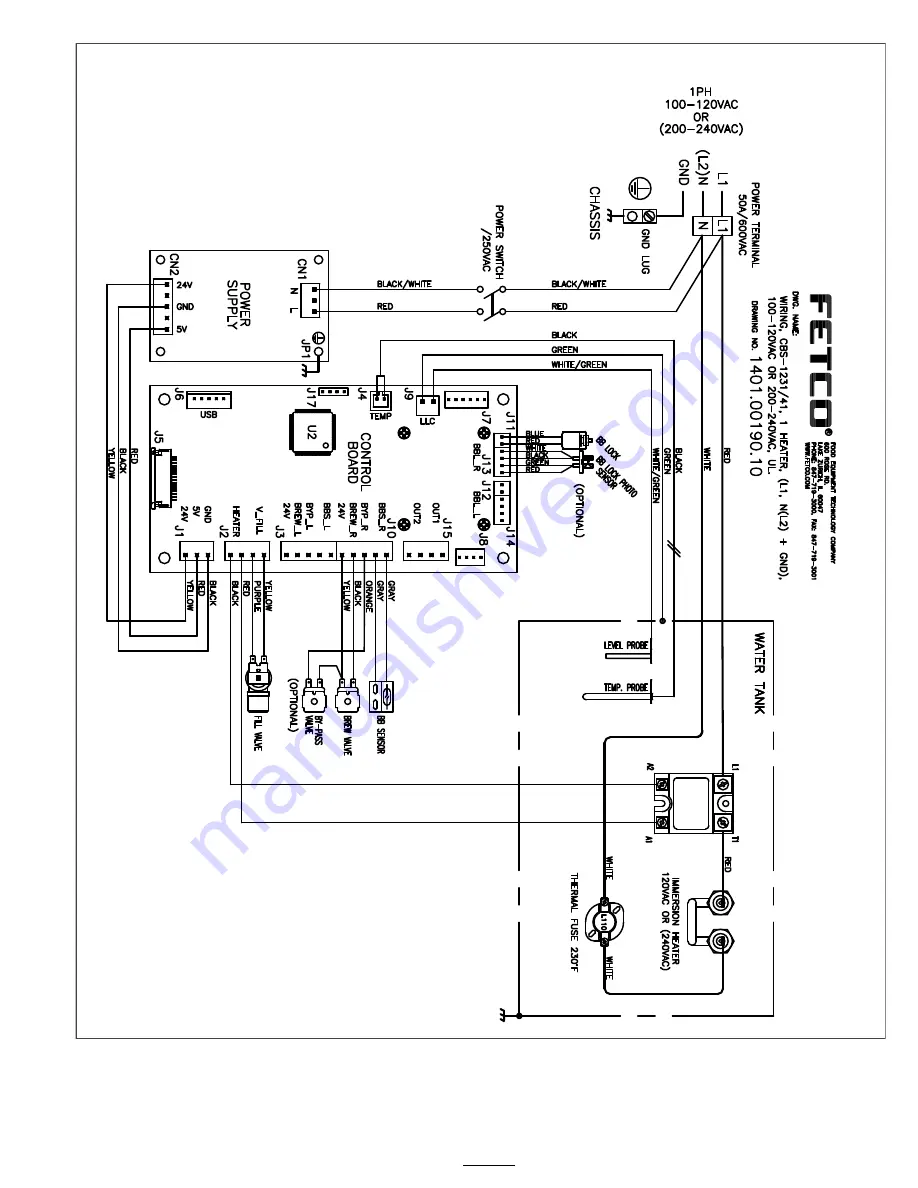 Fetco E1241IN-1B123-PM000 Скачать руководство пользователя страница 27