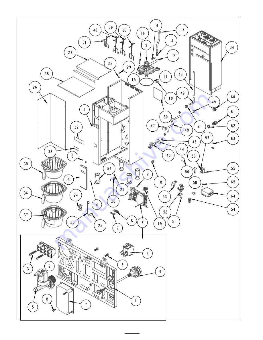 Fetco E1251IN-1B140-PM110 Users Manual And Operator Instructions Download Page 18