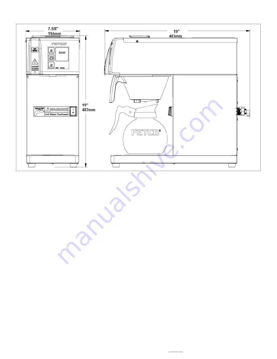 Fetco ZURICH CBS-2121 User Manual Download Page 4