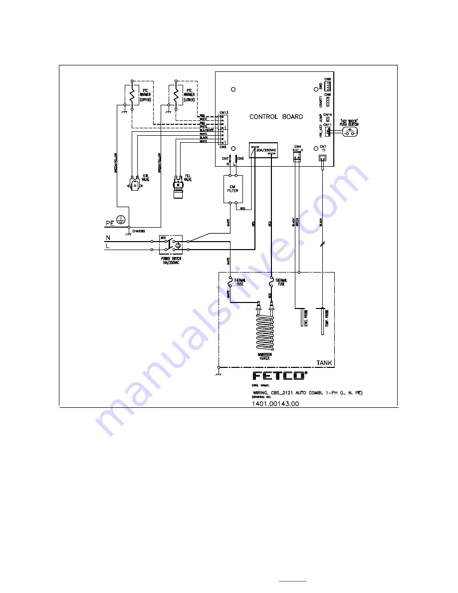 Fetco ZURICH CBS-2121 Скачать руководство пользователя страница 15