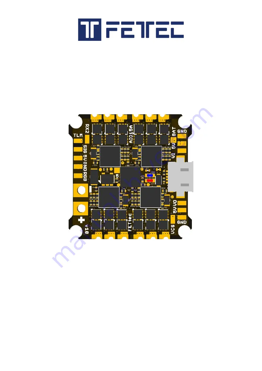 FETtec Mini AIO 15A Manual Download Page 1