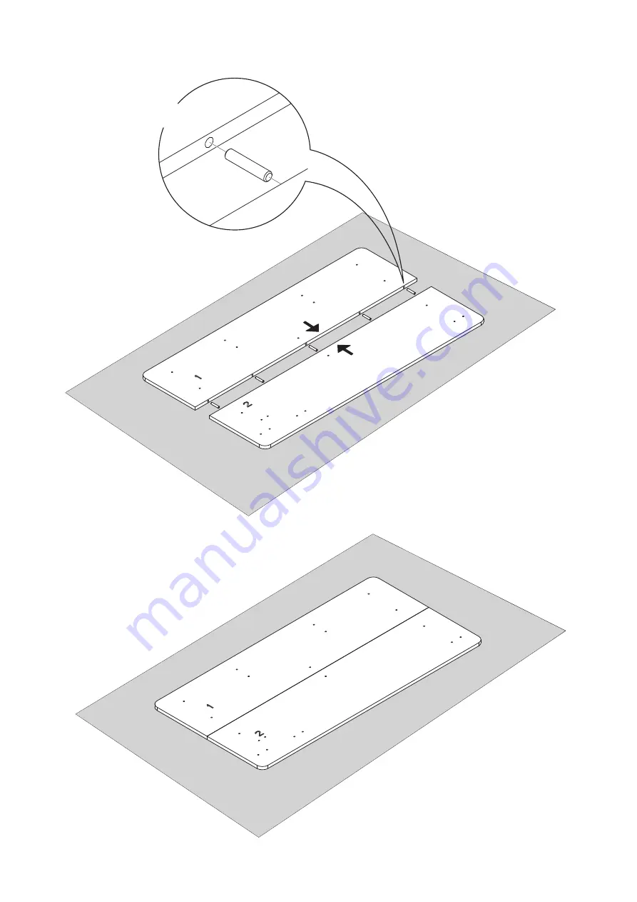 FEZIBO CRANK STANDING DESK Assembly Instructions Manual Download Page 12