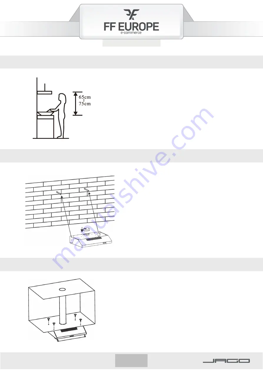 FF Europe JAGO DUNSH01 Original Instruction Manual Download Page 3