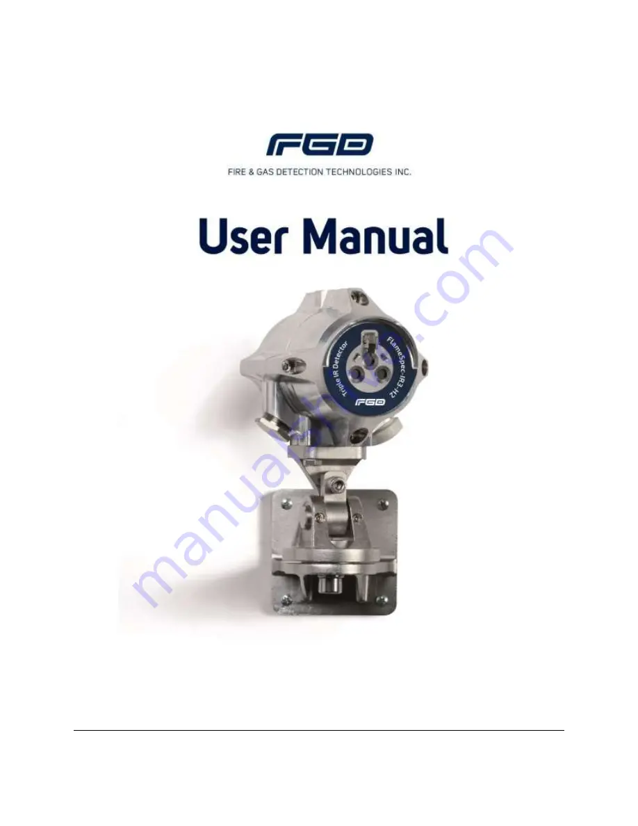 FGD FlameSpec IR3-H2 User Manual Download Page 1