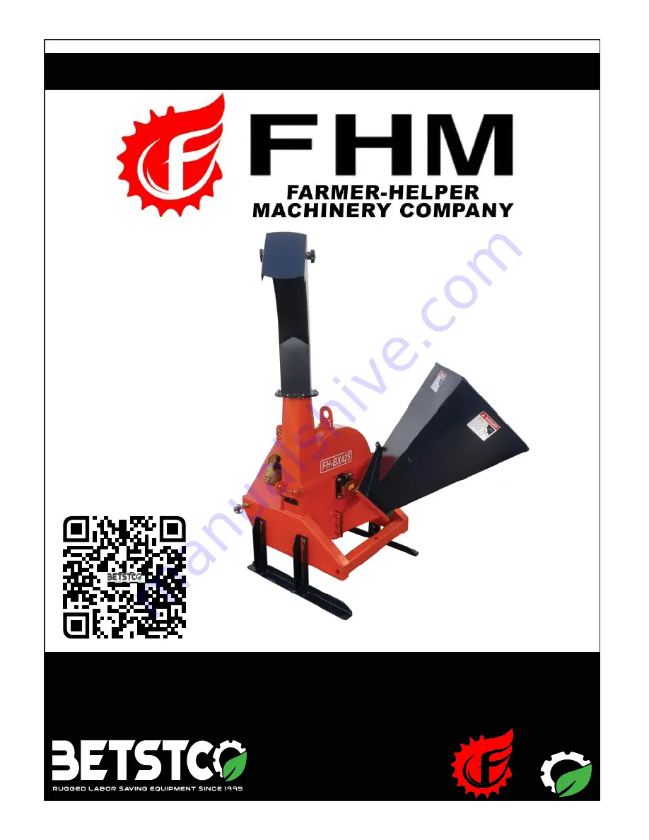 FHM BX42 Operations & Parts Manual Download Page 1