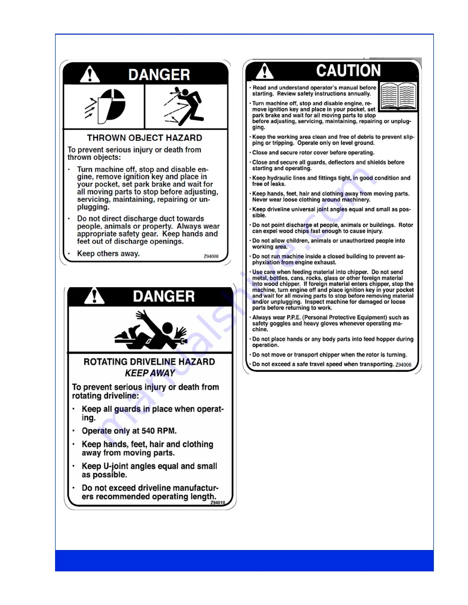 FHM FH-DW30 Operation And Parts Manual Download Page 15