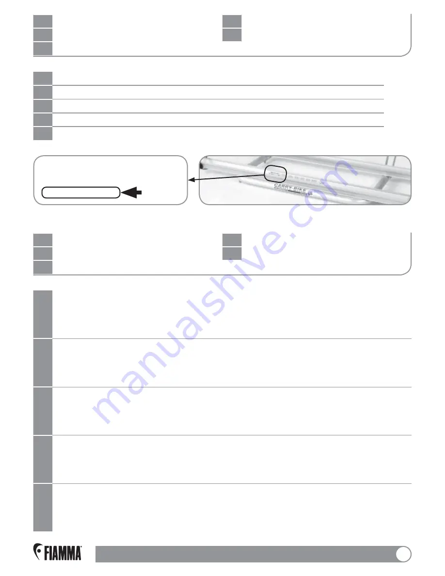 Fiamma CARRY-BIKE PRO Installation And Usage Instructions Download Page 13