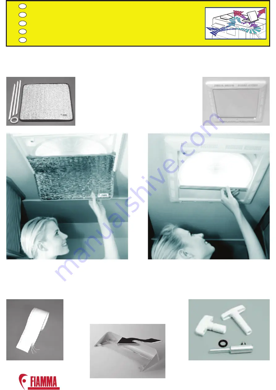 Fiamma Polar Control Turbo-Vent White Installation And Use Instructions Manual Download Page 16