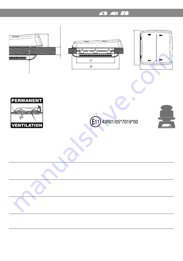 Fiamma VENT F PRO 07380-01 Installation And Usage Instructions Download Page 3