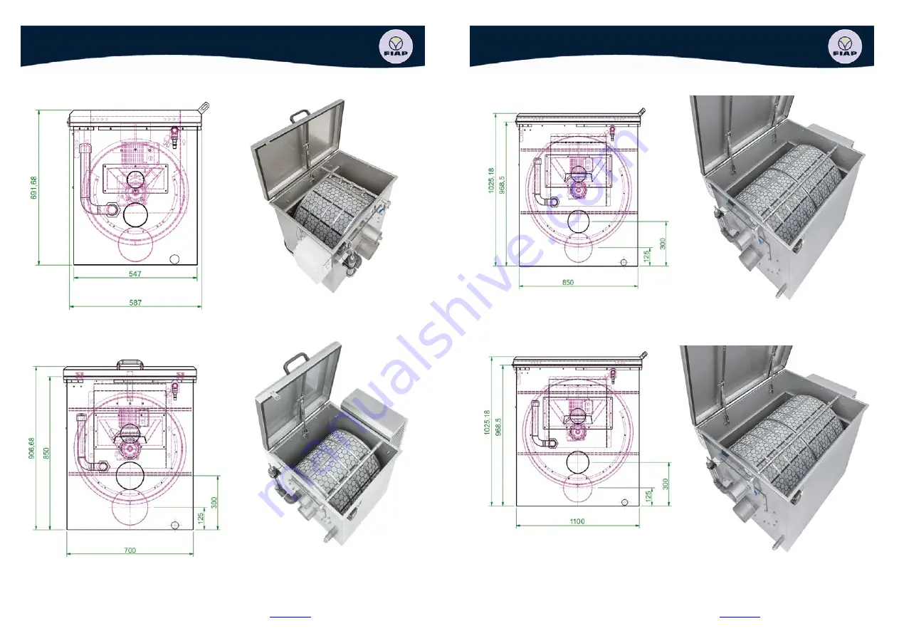 Fiap TrommelSieve Active 10.000 Operating Instructions Manual Download Page 25