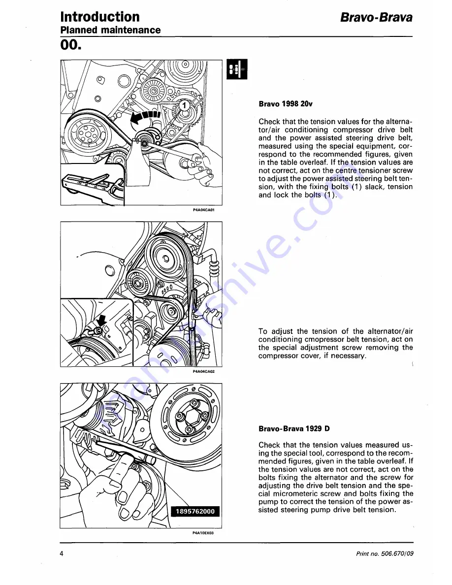 Fiat 1996 Brava Service Manual Download Page 38