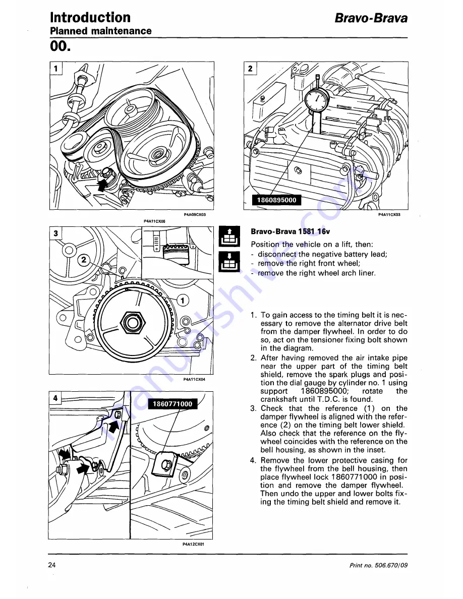 Fiat 1996 Brava Скачать руководство пользователя страница 58