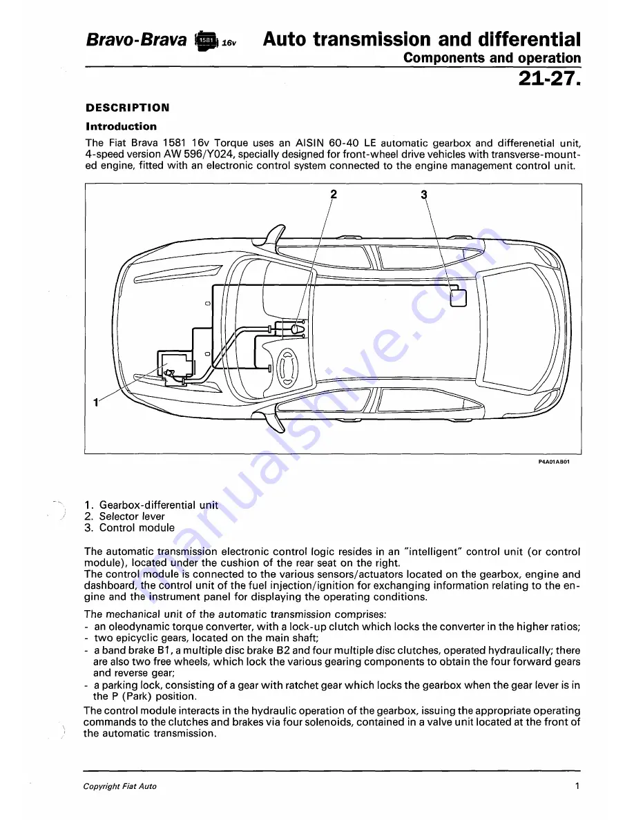 Fiat 1996 Brava Скачать руководство пользователя страница 478