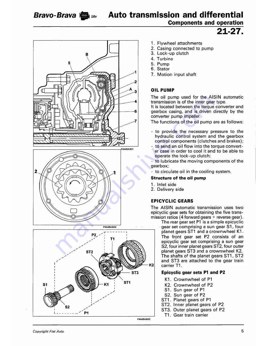 Fiat 1996 Brava Скачать руководство пользователя страница 482