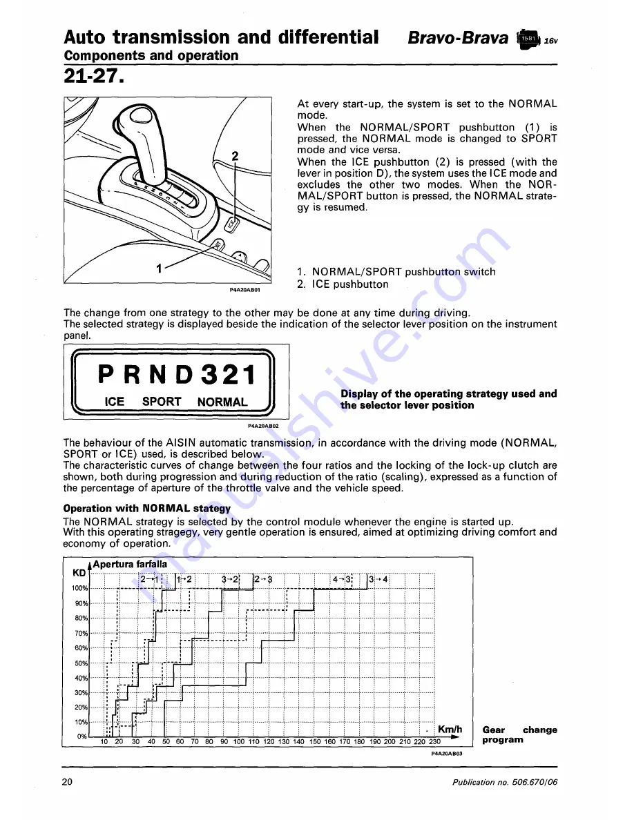 Fiat 1996 Brava Service Manual Download Page 497