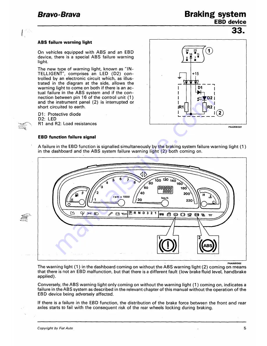 Fiat 1996 Brava Скачать руководство пользователя страница 567