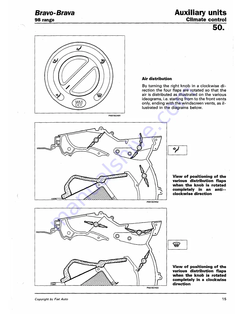 Fiat 1996 Brava Service Manual Download Page 586