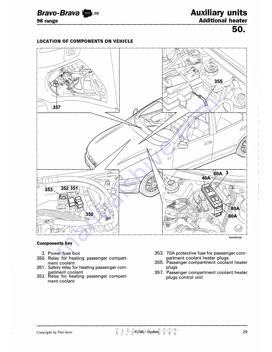 Fiat 1996 Brava Service Manual Download Page 600