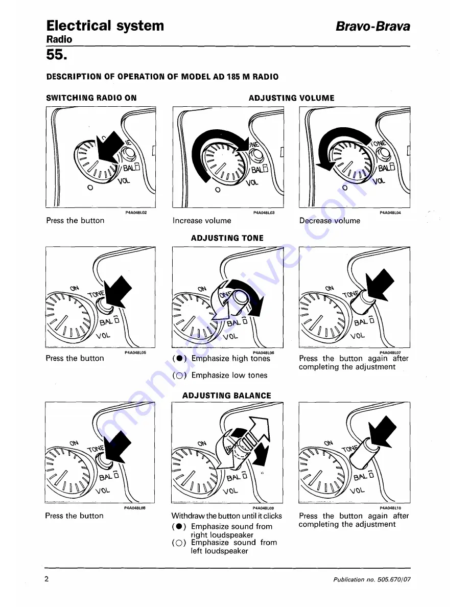 Fiat 1996 Brava Service Manual Download Page 603