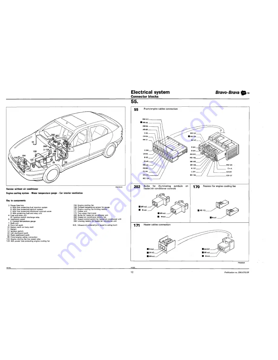 Fiat 1996 Brava Скачать руководство пользователя страница 626