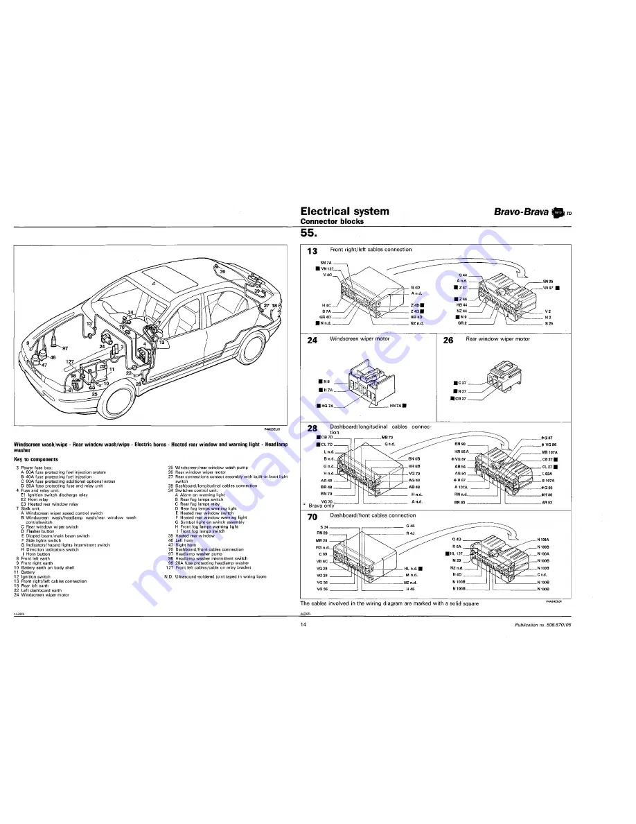 Fiat 1996 Brava Скачать руководство пользователя страница 628