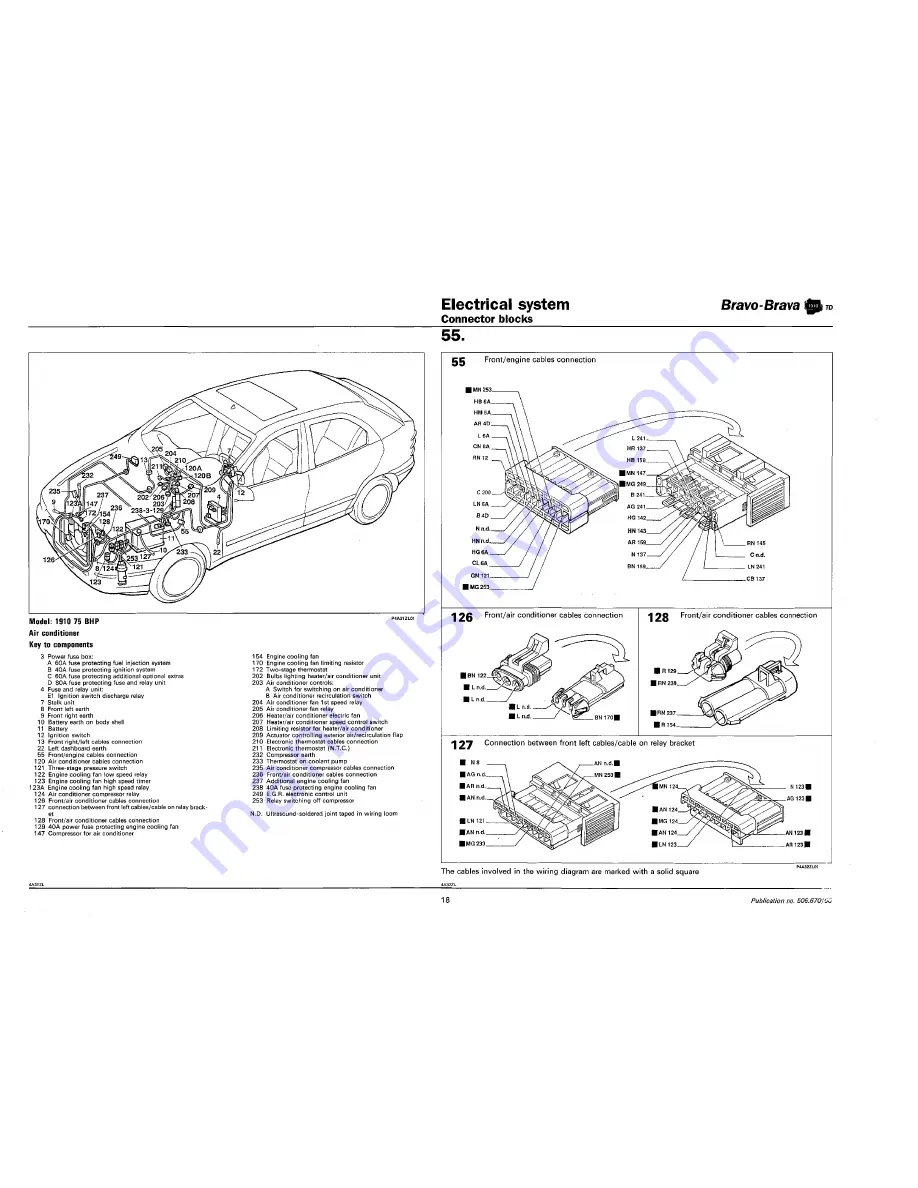 Fiat 1996 Brava Service Manual Download Page 632