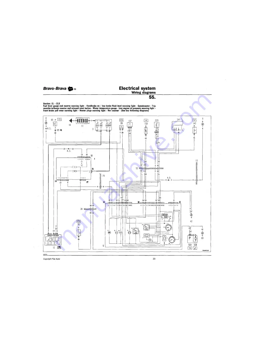 Fiat 1996 Brava Service Manual Download Page 637