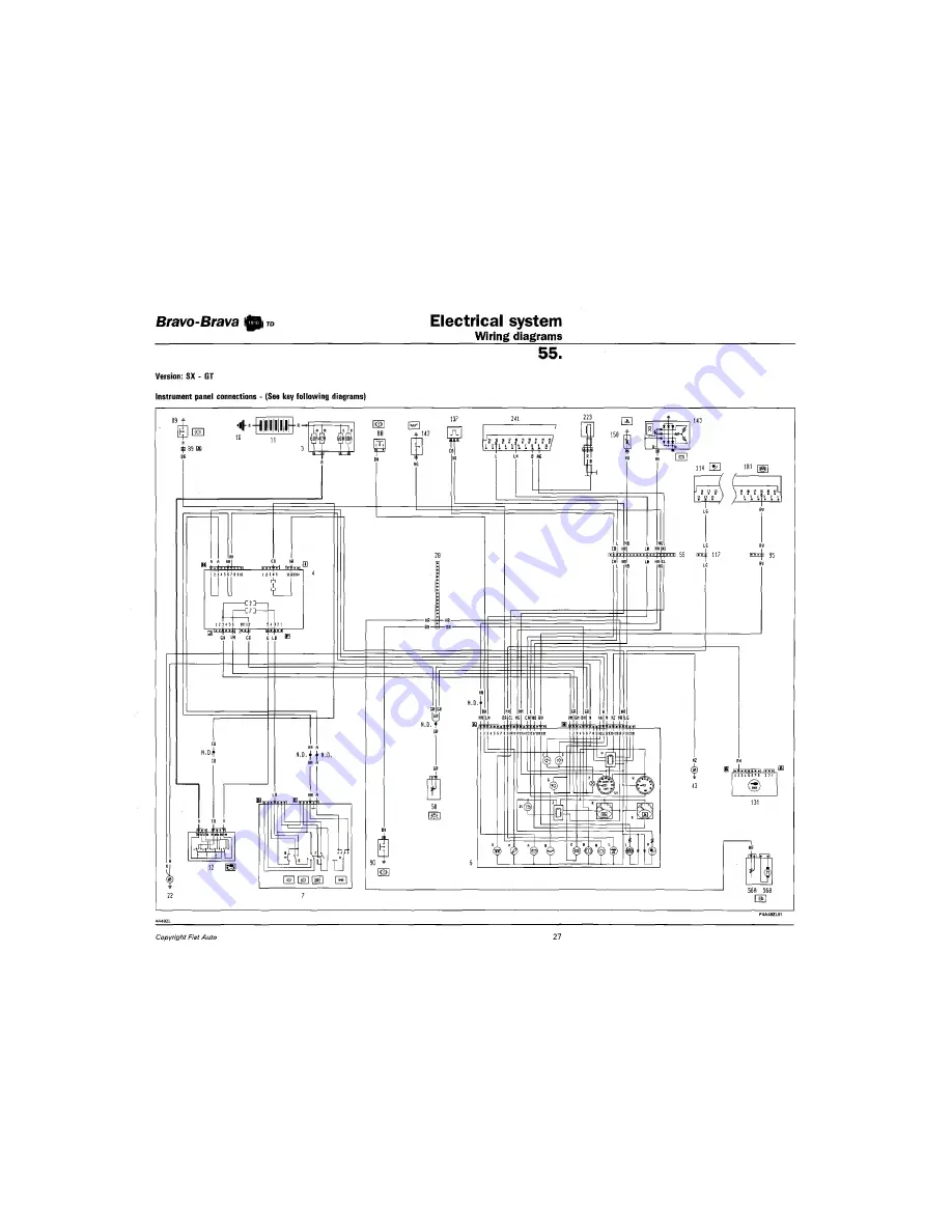 Fiat 1996 Brava Service Manual Download Page 641