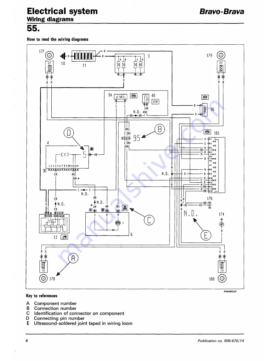 Fiat 1996 Brava Скачать руководство пользователя страница 657