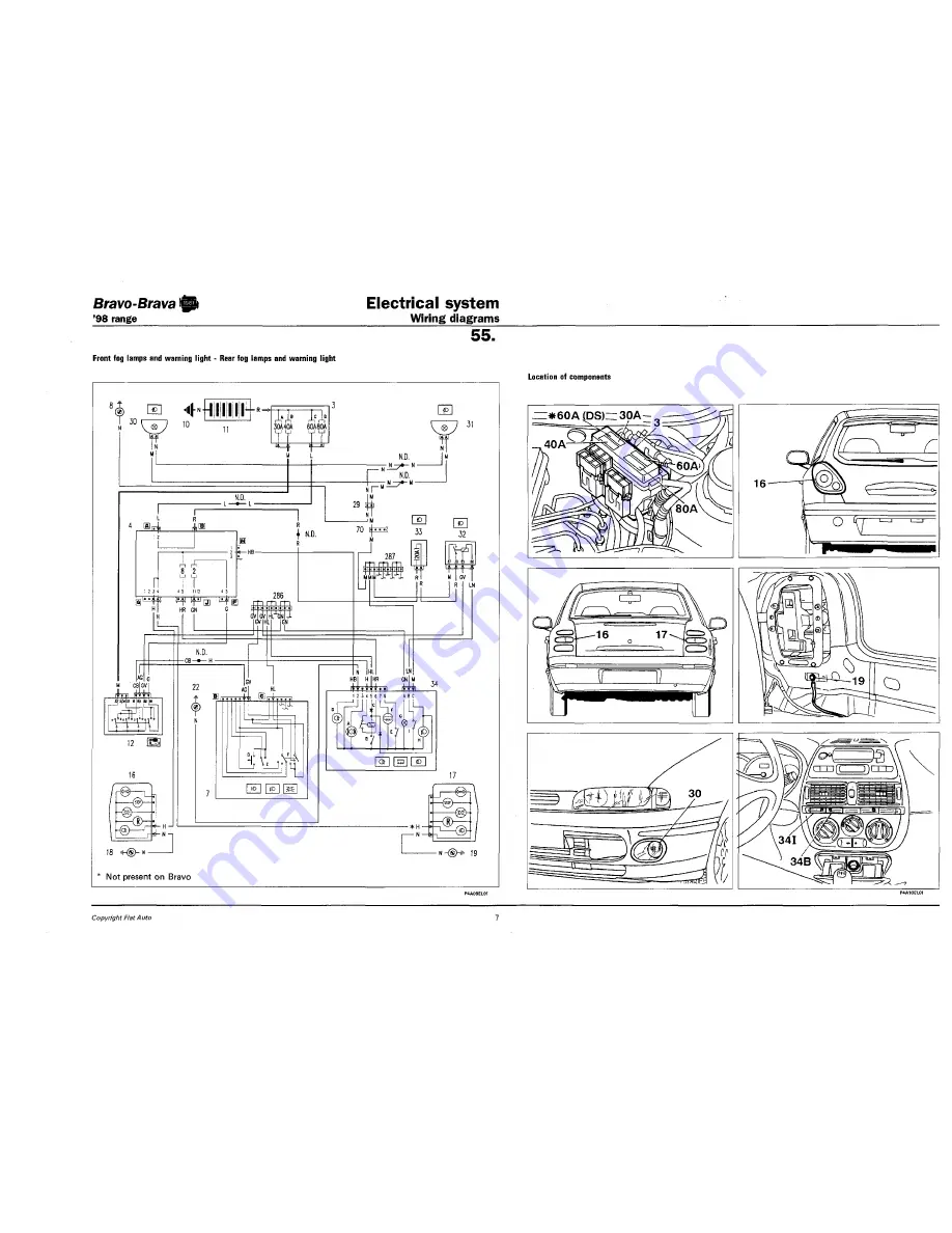 Fiat 1996 Brava Service Manual Download Page 660