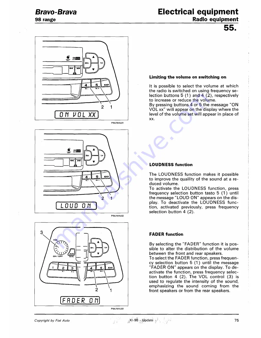 Fiat 1996 Brava Скачать руководство пользователя страница 774