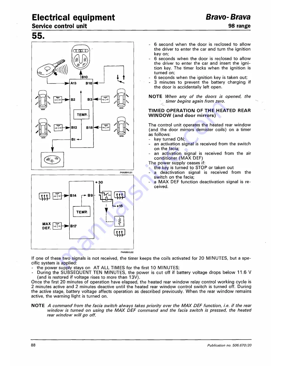 Fiat 1996 Brava Service Manual Download Page 787