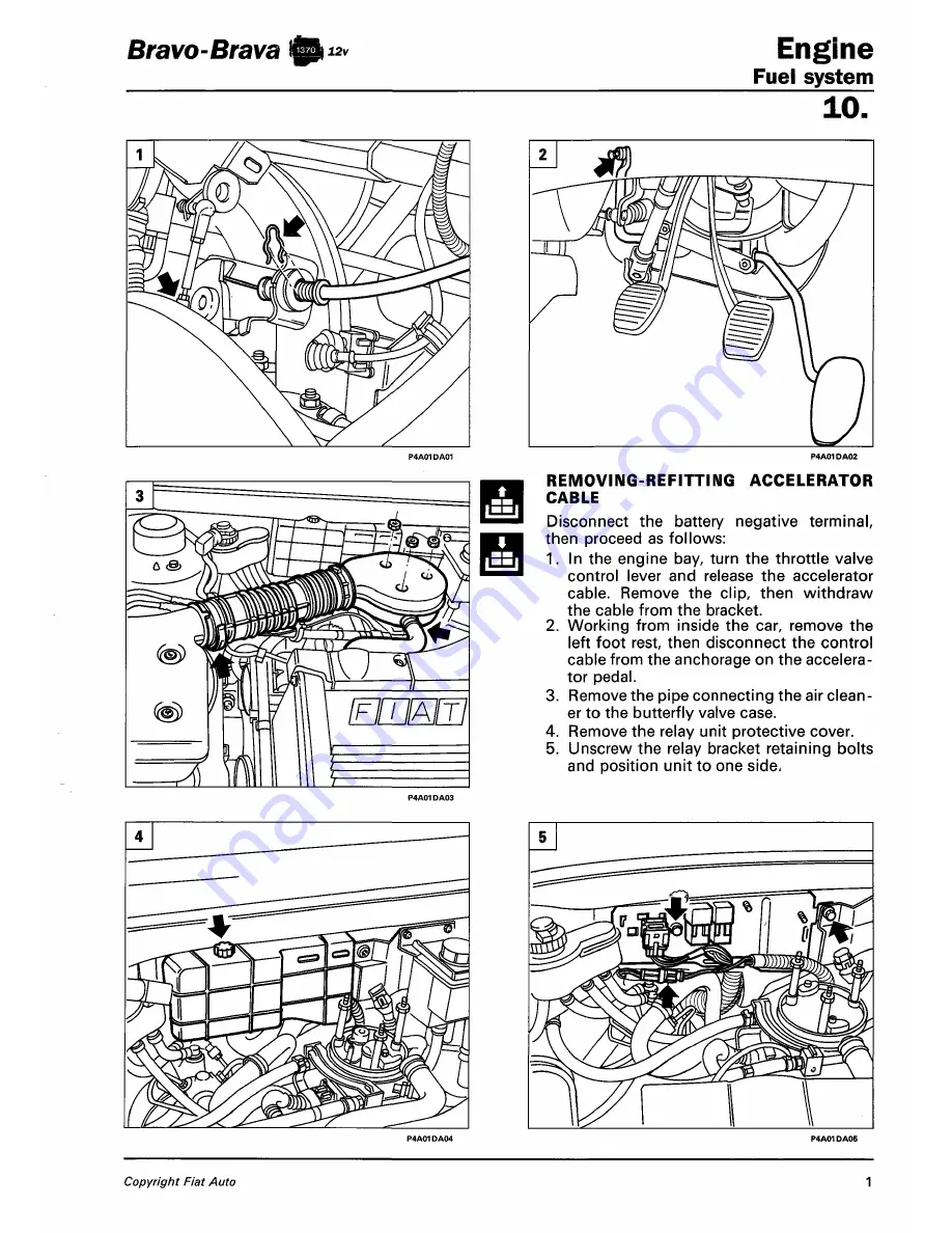 Fiat 1996 Brava Скачать руководство пользователя страница 792