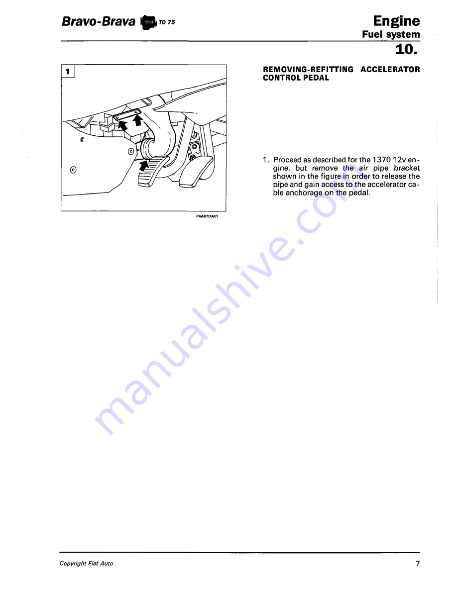 Fiat 1996 Brava Service Manual Download Page 798