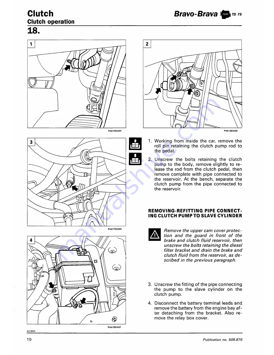 Fiat 1996 Brava Service Manual Download Page 810