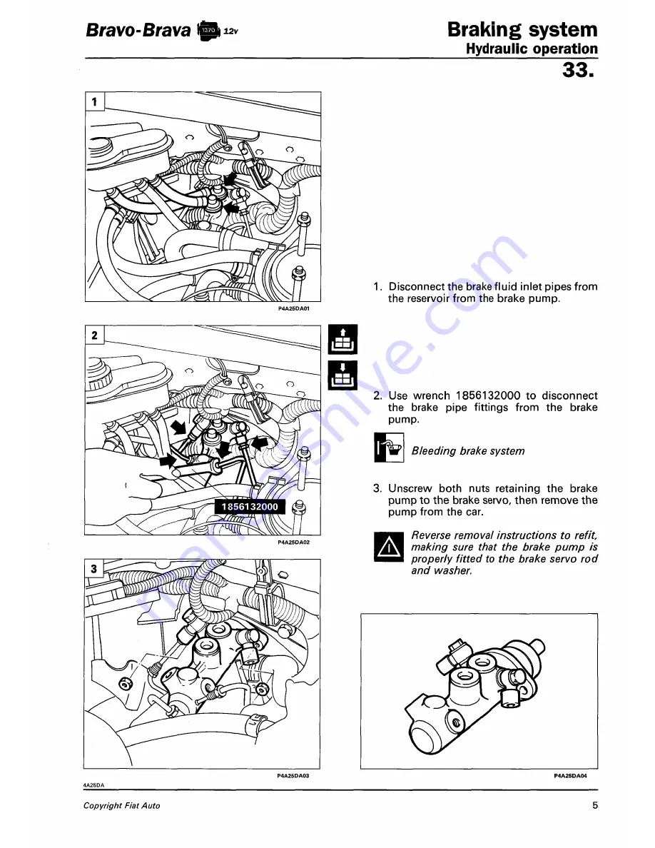 Fiat 1996 Brava Service Manual Download Page 818