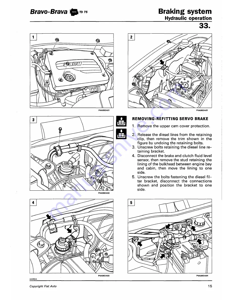 Fiat 1996 Brava Скачать руководство пользователя страница 828