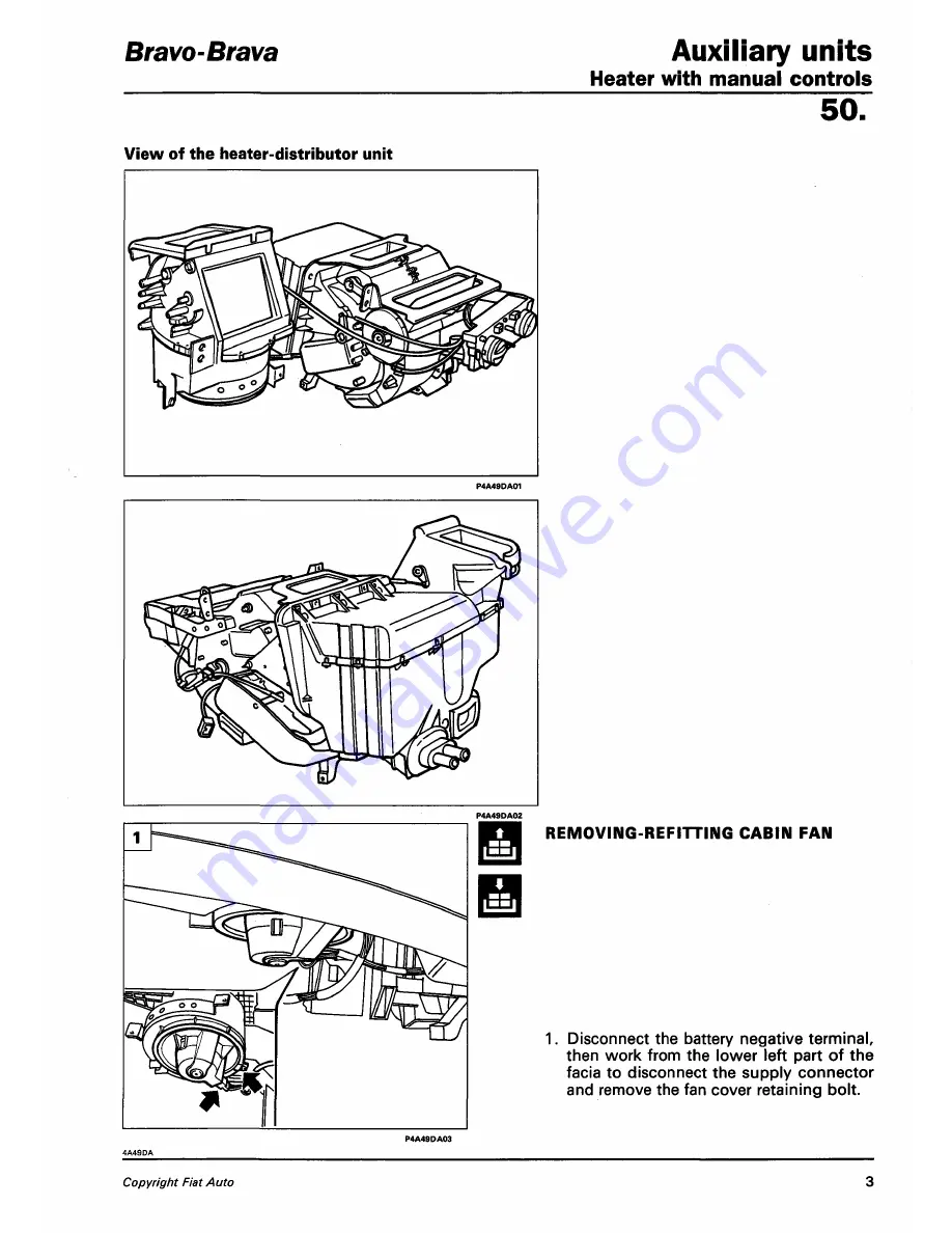 Fiat 1996 Brava Service Manual Download Page 844