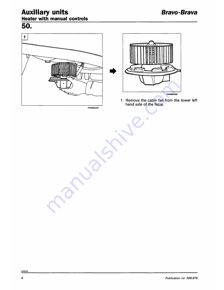 Fiat 1996 Brava Service Manual Download Page 845