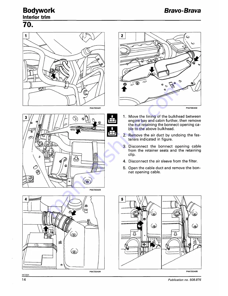 Fiat 1996 Brava Скачать руководство пользователя страница 867