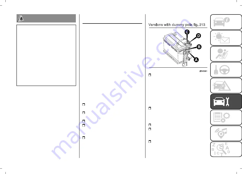 Fiat DOBLO 2015 Owner'S Handbook Manual Download Page 169