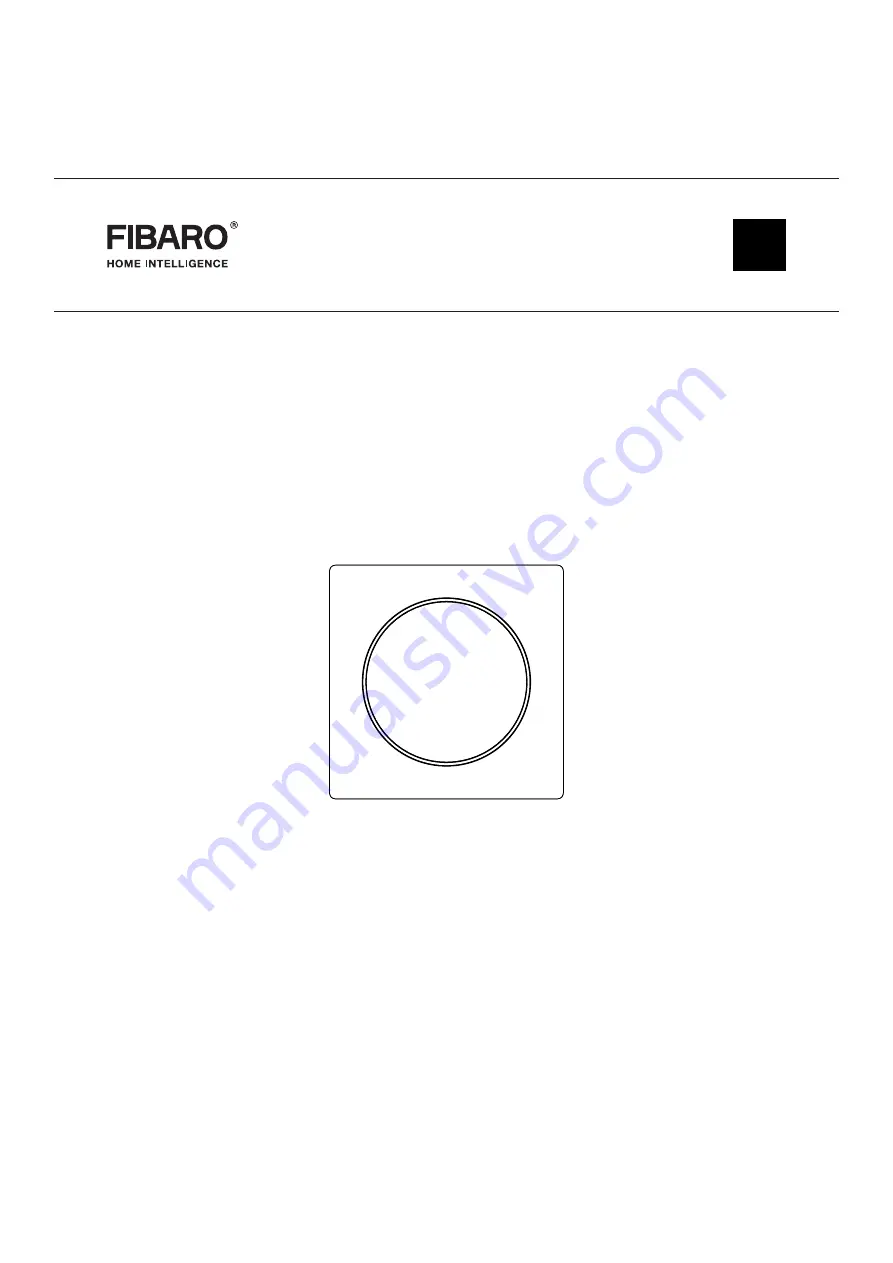 FIBARO Walli Operating Manual Download Page 1