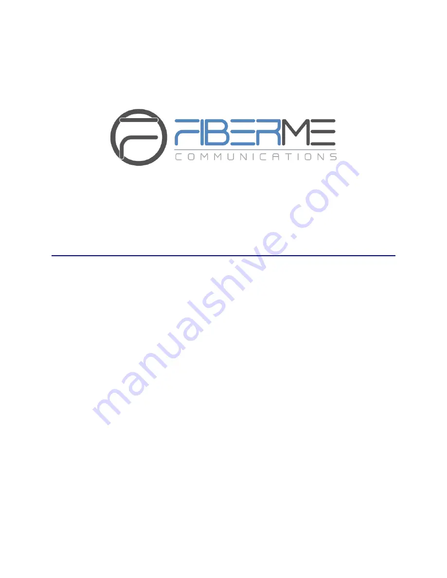 Fiberme FCM630A Manual Download Page 1