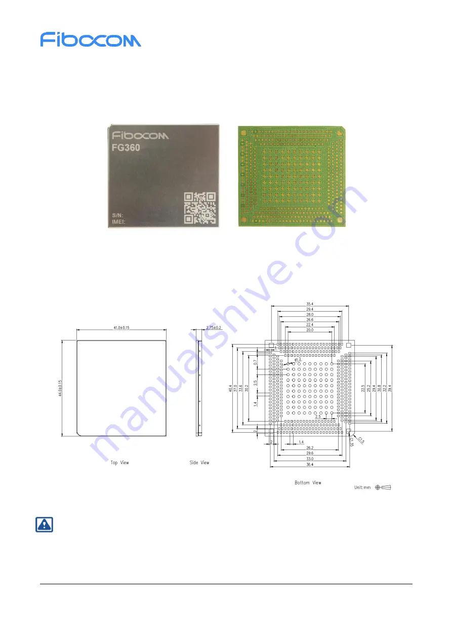 Fibocom FG360-NA Hardware Manual Download Page 27