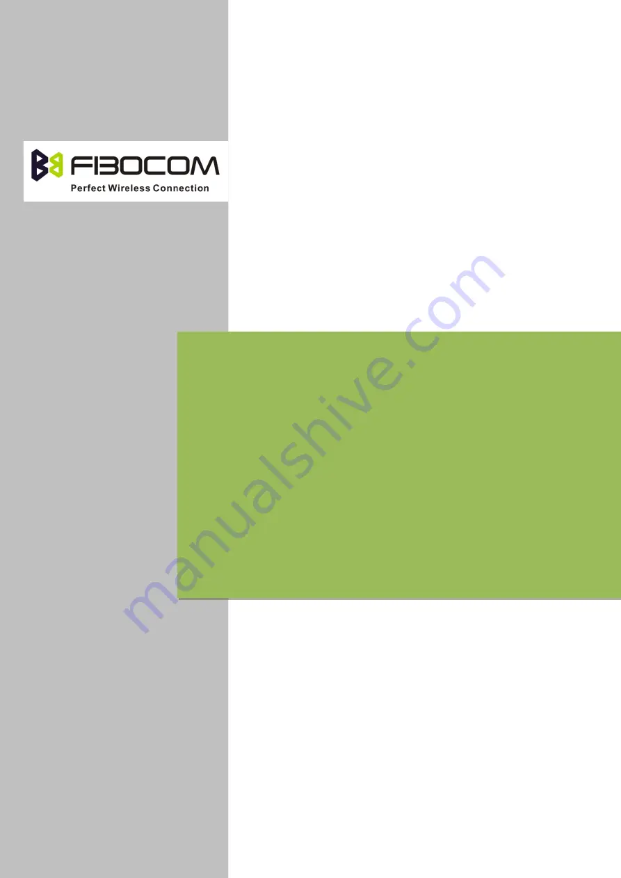 Fibocom H350 Series Hardware User Manual Download Page 1