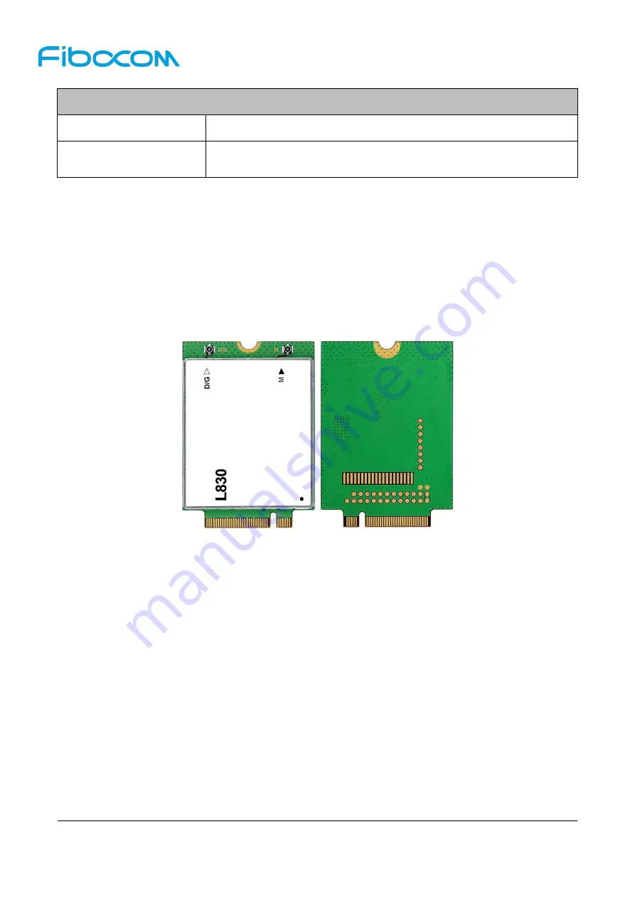 Fibocom L830-EB-11 Скачать руководство пользователя страница 38