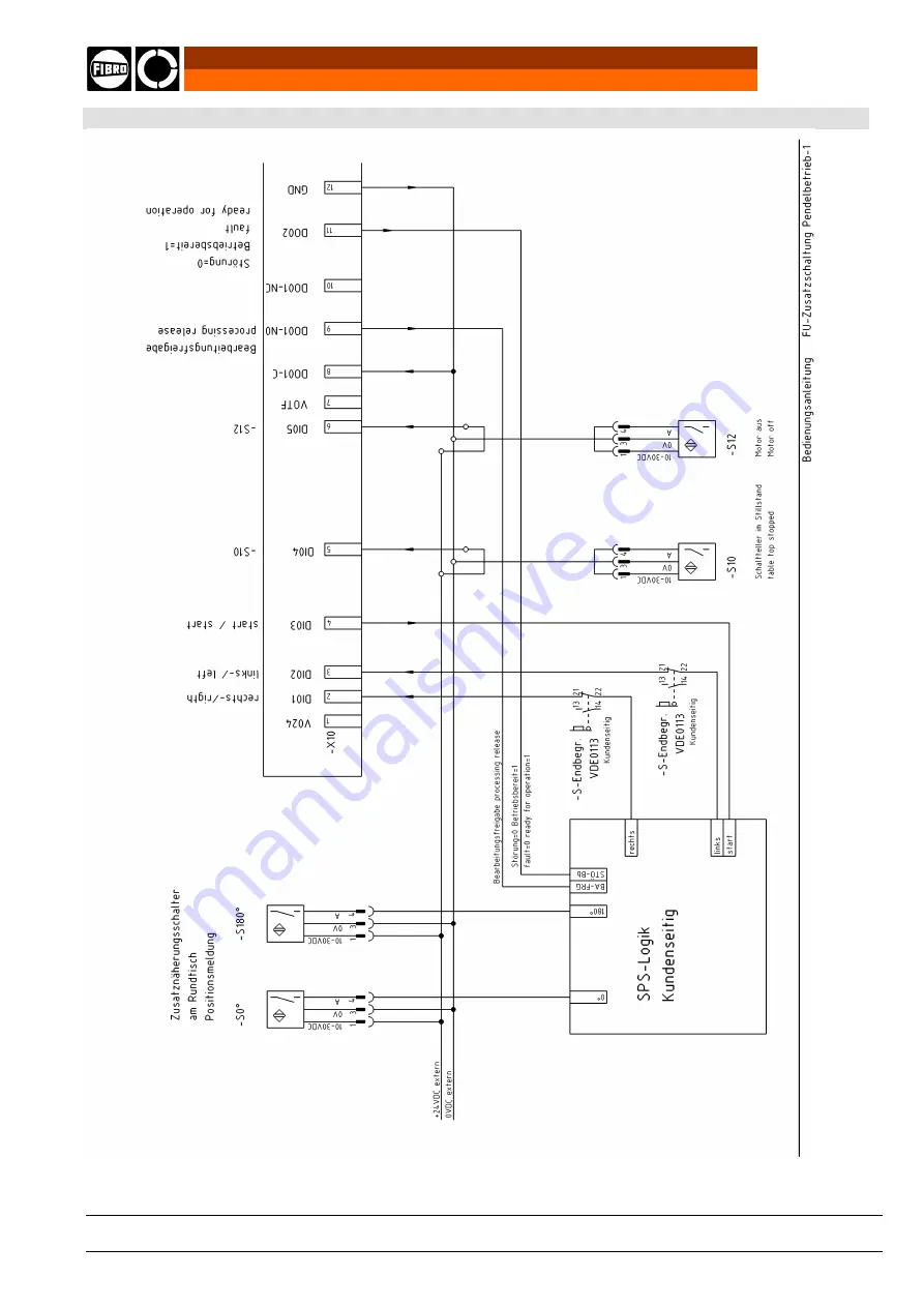 FIBRO Movitrac 07B Additional Instructions Download Page 16